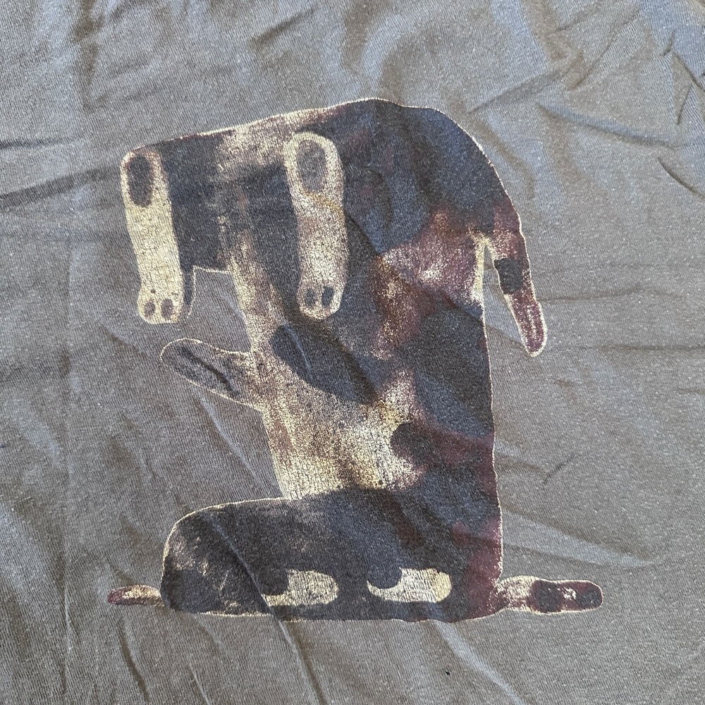 Gray/green Jon Klassen dog shirt